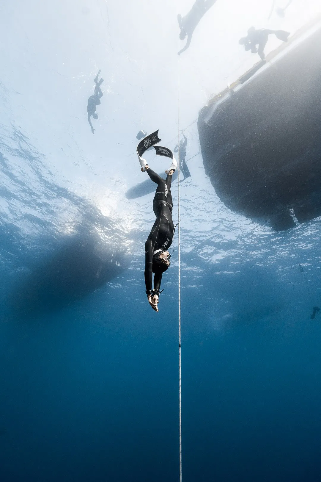 AIDA 4 candidate on a deep training dive off Oahu